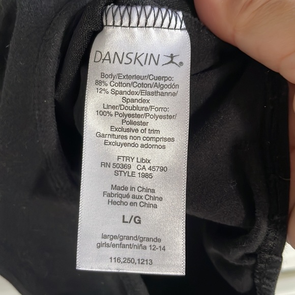 Junior girls/ladies black dance bodysuits - assorted sizes/styles - Picture 5 of 15